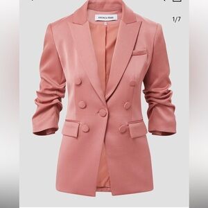 Veronica Beard Blush Double-Breasted Blazer (BARELY WORN - ONLY ONCE)